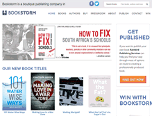 Tablet Screenshot of bookstorm.co.za